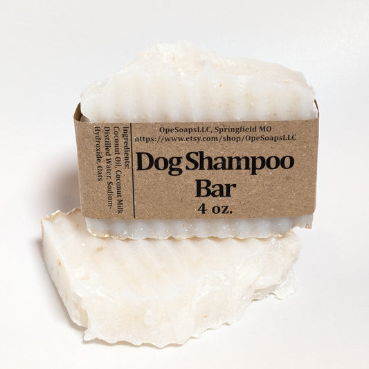 Oatmeal Coconut Milk Dog Shampoo Bar