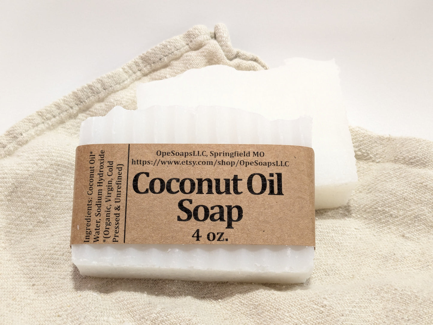 Organic Coconut Oil Bar Soap